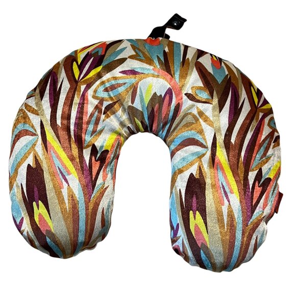 Missoni For Target Multicolor Abstract Travel Neck Pillow Polyester & Cotton - Picture 2 of 3